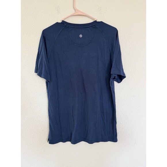 Jambys Unisex Short Sleeve MicroModal Crew JamTee Navy Blue Size Small Pj Top - Picture 2 of 5